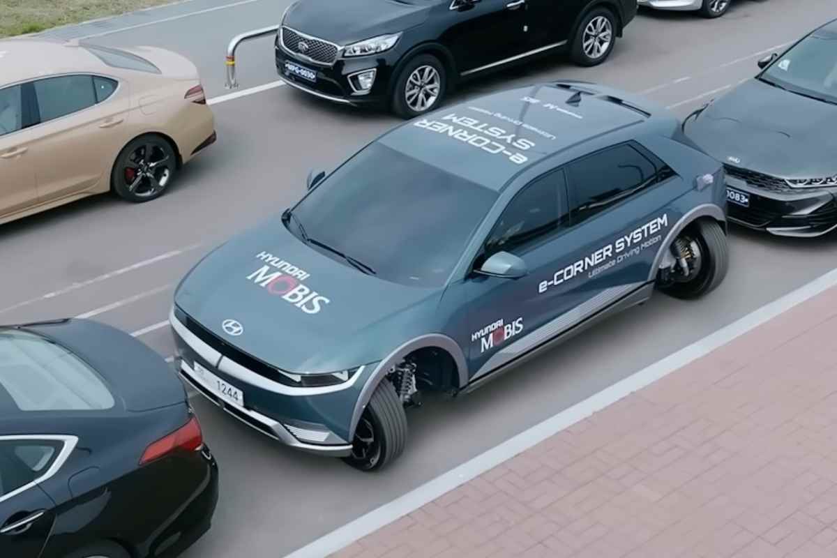 Le immagini della Hyundai Mobis che parcheggia da sola