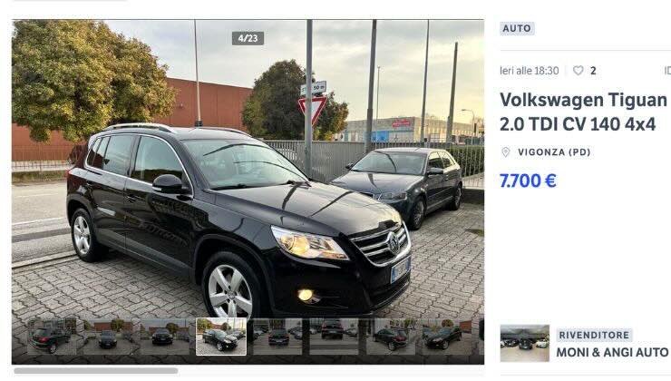 Suv Volkswagen prezzo vendita usato Subito.it